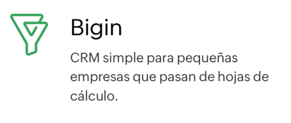 bigin crm zoho intermicro